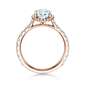 Verlovingsring Pure Emotion in 14K roségoud met diamanten 0,61ct G/SI