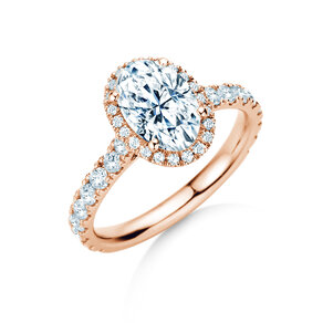 Verlovingsring Pure Emotion in 14K roségoud met diamanten 0,61ct G/SI