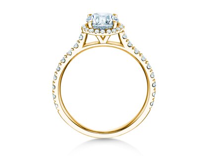 Verlovingsring Pure Infinity in 18K geelgoud met diamanten 0,90ct G/SI
