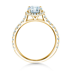 Verlovingsring Pure Infinity in 18K geelgoud met diamanten 0,90ct G/SI