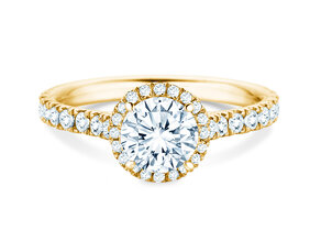 Verlovingsring Pure Infinity in 18K geelgoud met diamanten 0,90ct G/SI
