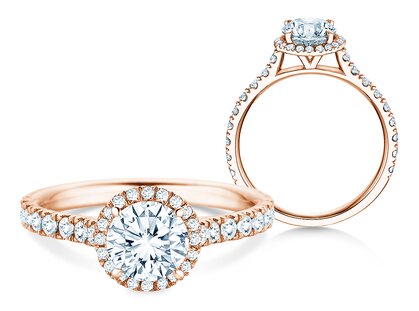 Verlovingsring Pure Infinity in 18K roségoud met diamanten 2,46ct G/SI