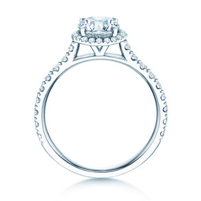 Verlovingsring Pure Infinity in 18K witgoud met diamanten 0,65ct G/SI