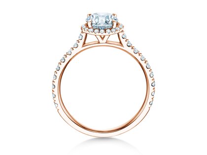 Verlovingsring Pure Infinity in 18K roségoud met diamanten 0,90ct G/SI