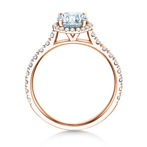Verlovingsring Pure Infinity in 18K roségoud met diamanten 0,90ct G/SI