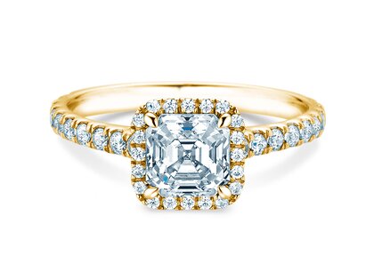 Verlovingsring Pure Life in 9K geelgoud met Lab-grown diamanten 0,61ct E/VS