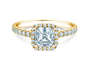 Verlovingsring Pure Life in 9K geelgoud met Lab-grown diamanten 0,61ct E/VS