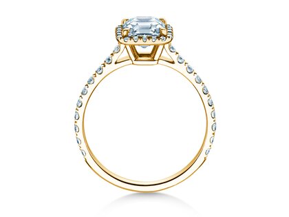 Verlovingsring Pure Life in 9K geelgoud met Lab-grown diamanten 0,61ct E/VS