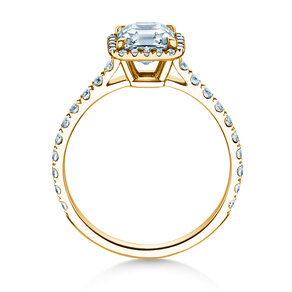 Verlovingsring Pure Life in 9K geelgoud met Lab-grown diamanten 0,61ct E/VS