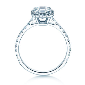 Verlovingsring Pure Life in 9K witgoud met Lab-grown diamanten 0,61ct E/VS