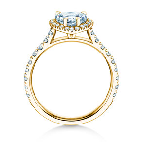 Verlovingsring Pure Love in 9K geelgoud met Lab-grown diamanten 0,65ct E/VS