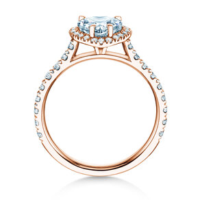 Verlovingsring Pure Love in 14K roségoud met diamanten 0,65ct G/SI