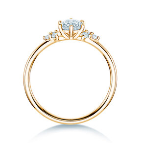 Verlovingsring Blossom in 14K geelgoud met diamanten 0,58ct G/SI
