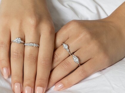 Verlovingsring Allure in 14K witgoud met diamanten 0,41ct G/SI