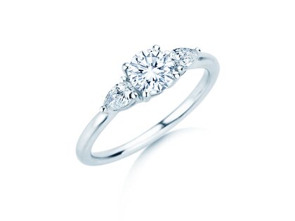 Verlovingsring Allure in 14K witgoud met diamanten 0,41ct G/SI