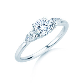 Verlovingsring Allure in 14K witgoud met diamanten 0,41ct G/SI