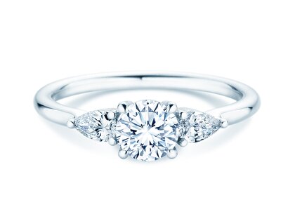 Verlovingsring Allure in 14K witgoud met diamanten 0,41ct G/SI