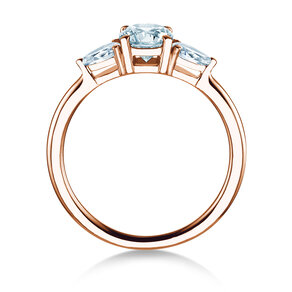 Verlovingsring Allure in 14K roségoud met diamanten 0,41ct G/SI