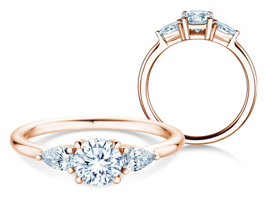 Verlovingsring Allure in 9K witgoud met diamanten 0,41ct G/SI