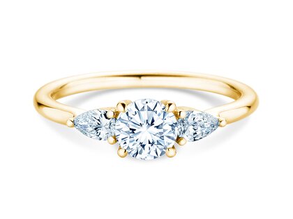 Verlovingsring Allure in 9K geelgoud met Lab-grown diamanten 0,41ct E/VS
