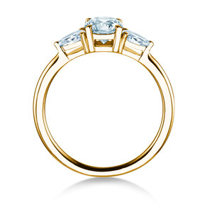 Verlovingsring Allure in 9K geelgoud met Lab-grown diamanten 0,41ct E/VS
