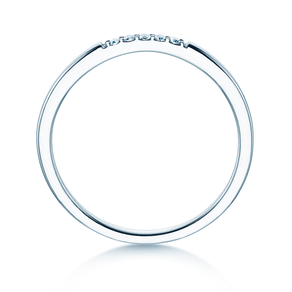 Verlovingsring Unity in 18K witgoud met diamanten 0,04ct G/SI