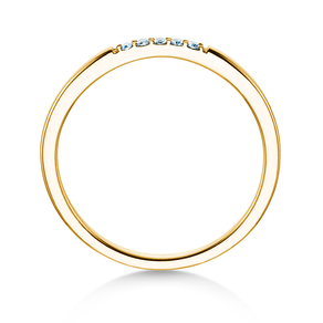 Verlovingsring Unity in 18K geelgoud met diamanten 0,04ct G/SI