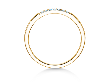 Verlovingsring Unity in 14K geelgoud met diamanten 0,05ct G/SI
