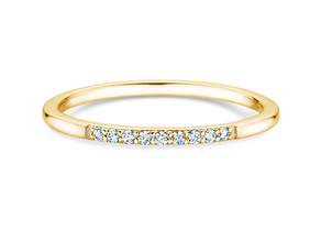 Verlovingsring Unity in 14K geelgoud met diamanten 0,07ct G/SI
