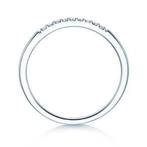 Verlovingsring Unity in 14K witgoud met diamanten 0,07ct G/SI