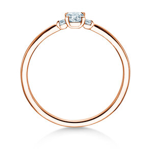 Verlovingsring Vivid Petite Cushion Cut in roségoud