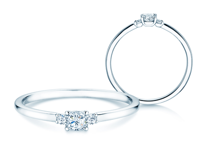 Verlovingsring Vivid Petite Cushion Cut