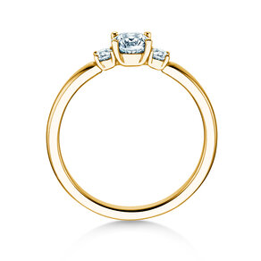 Verlovingsring  in 9K geelgoud met Lab-grown diamanten 0,40ct E/VS