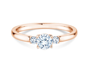 Verlovingsring Vivid Petite Diamond in 18K roségoud met Lab-grown diamanten 0,40ct E/VS