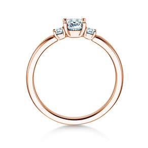 Verlovingsring Vivid Petite Diamond in 18K roségoud met Lab-grown diamanten 0,40ct E/VS