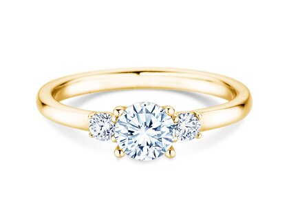 Verlovingsring Vivid Petite Diamond in 18K geelgoud met Lab-grown diamanten 0,60ct E/VS