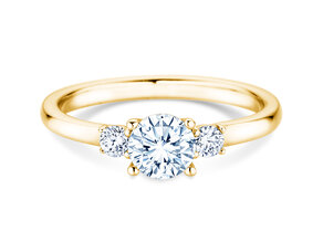 Verlovingsring Vivid Petite Diamond in 18K geelgoud met Lab-grown diamanten 0,60ct E/VS