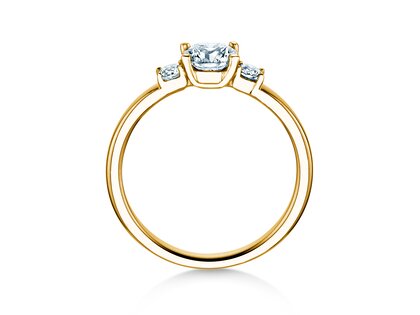 Verlovingsring Vivid Petite Diamond in 18K geelgoud met Lab-grown diamanten 0,60ct E/VS