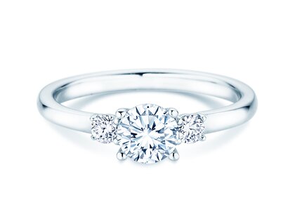 Verlovingsring Vivid Petite Diamond in 18K witgoud met Lab-grown diamanten 0,60ct E/VS