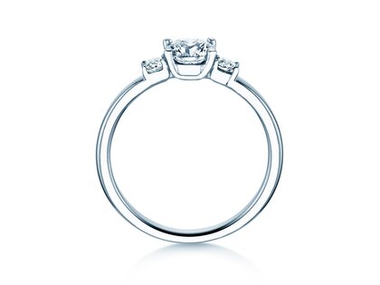 Verlovingsring Vivid Petite Diamond in 18K witgoud met Lab-grown diamanten 0,60ct E/VS