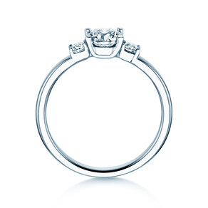 Verlovingsring Vivid Petite Diamond in 18K witgoud met Lab-grown diamanten 0,60ct E/VS