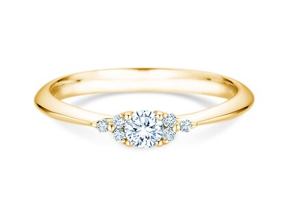 Verlovingsring Vivid Diamond in 14K geelgoud met Lab-grown diamanten 0,31ct E/VS