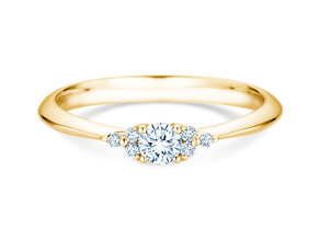 Verlovingsring Vivid Diamond in 14K geelgoud met Lab-grown diamanten 0,31ct E/VS