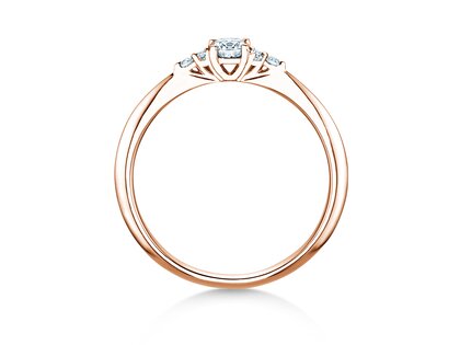 Verlovingsring Vivid Diamond in 9K roségoud met diamanten 0,31ct