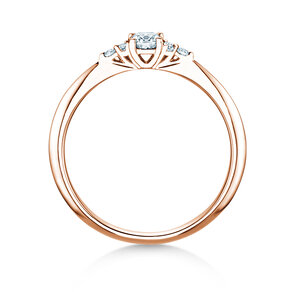 Verlovingsring Vivid Diamond in 9K roségoud met diamanten 0,31ct