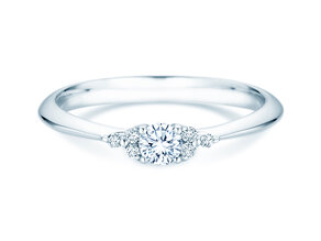 Verlovingsring Vivid Diamond in 14K witgoud met diamanten 0,31ct G/SI