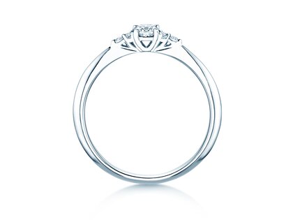 Verlovingsring Vivid Diamond in 14K witgoud met diamanten 0,31ct G/SI