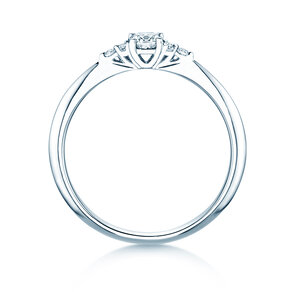 Verlovingsring Vivid Diamond in 14K witgoud met diamanten 0,31ct G/SI