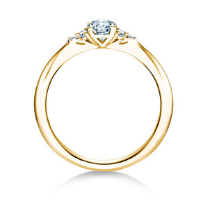 Verlovingsring Vivid Diamond in 18K geelgoud met diamanten 0,43ct G/SI