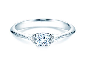 Verlovingsring Vivid Diamond in 18K witgoud met diamanten 0,43ct G/SI